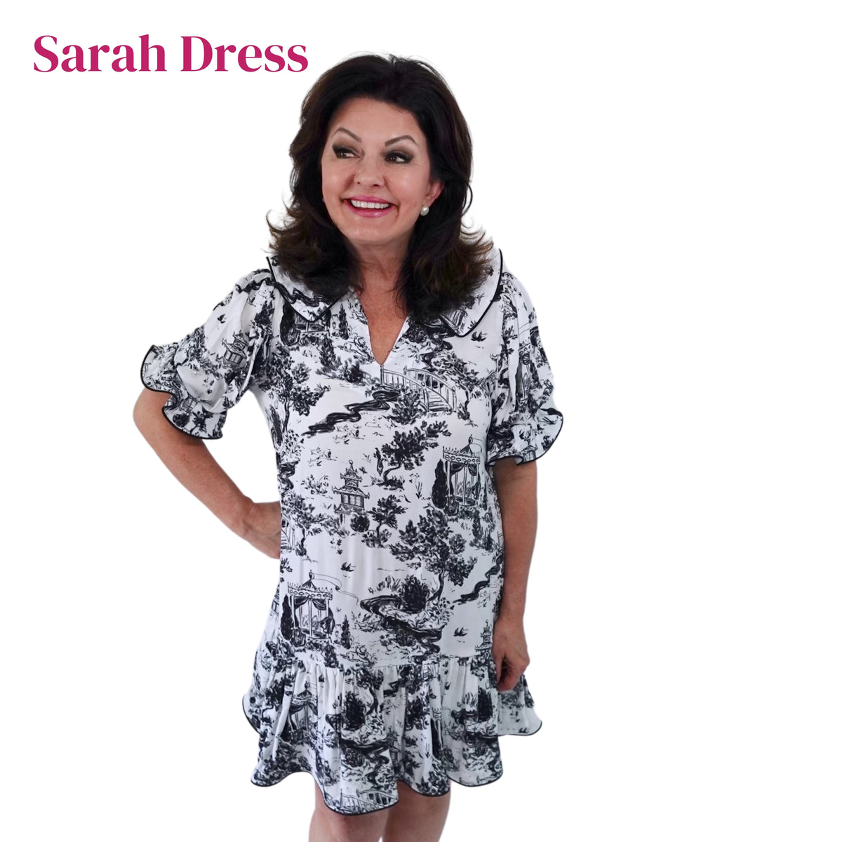 THE SARAH DRESS IN BLACK