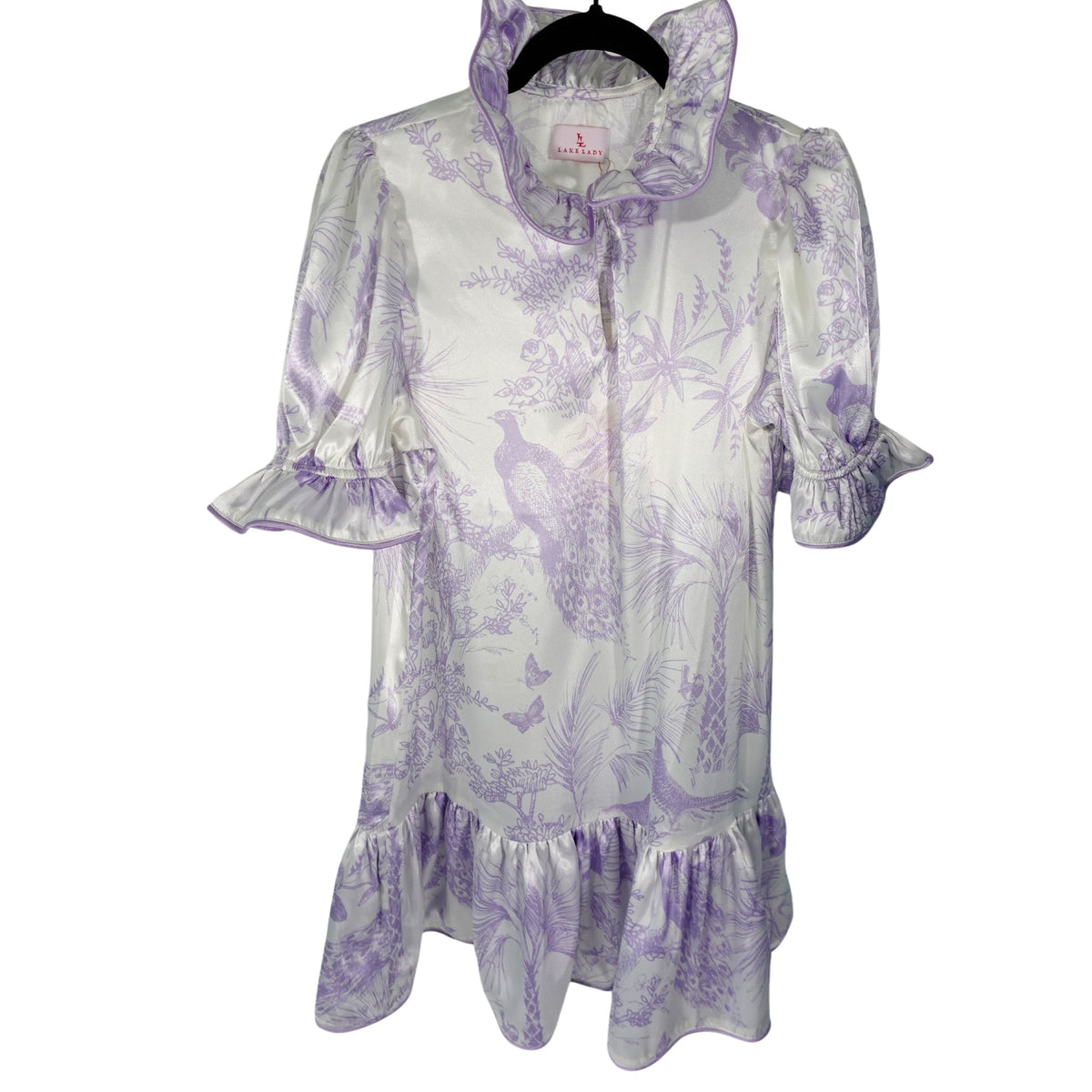 SARAH DRESS LAVENDER TOILE (Wholesale)