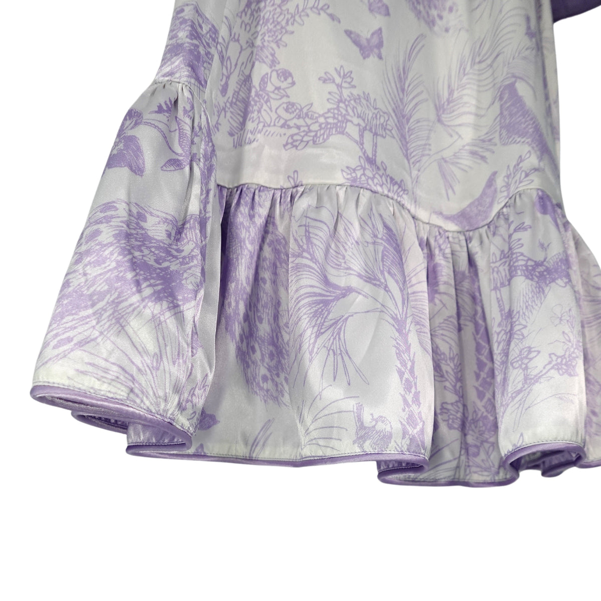 SARAH DRESS LAVENDER TOILE (Wholesale)