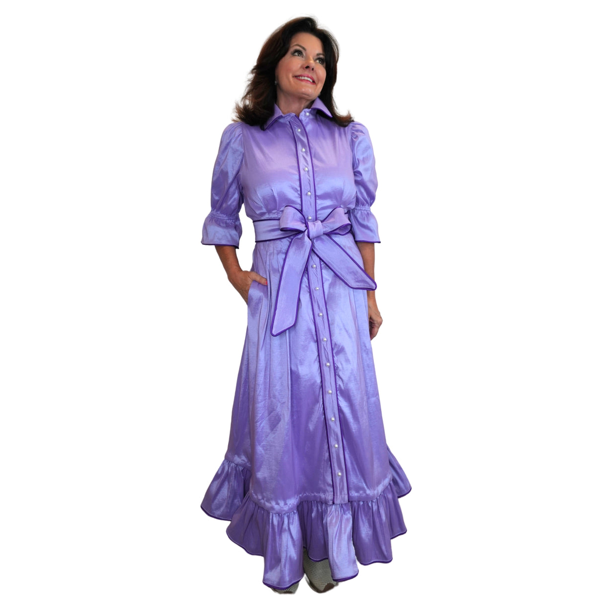 CAROL DRESS LAVENDER (Wholesale)