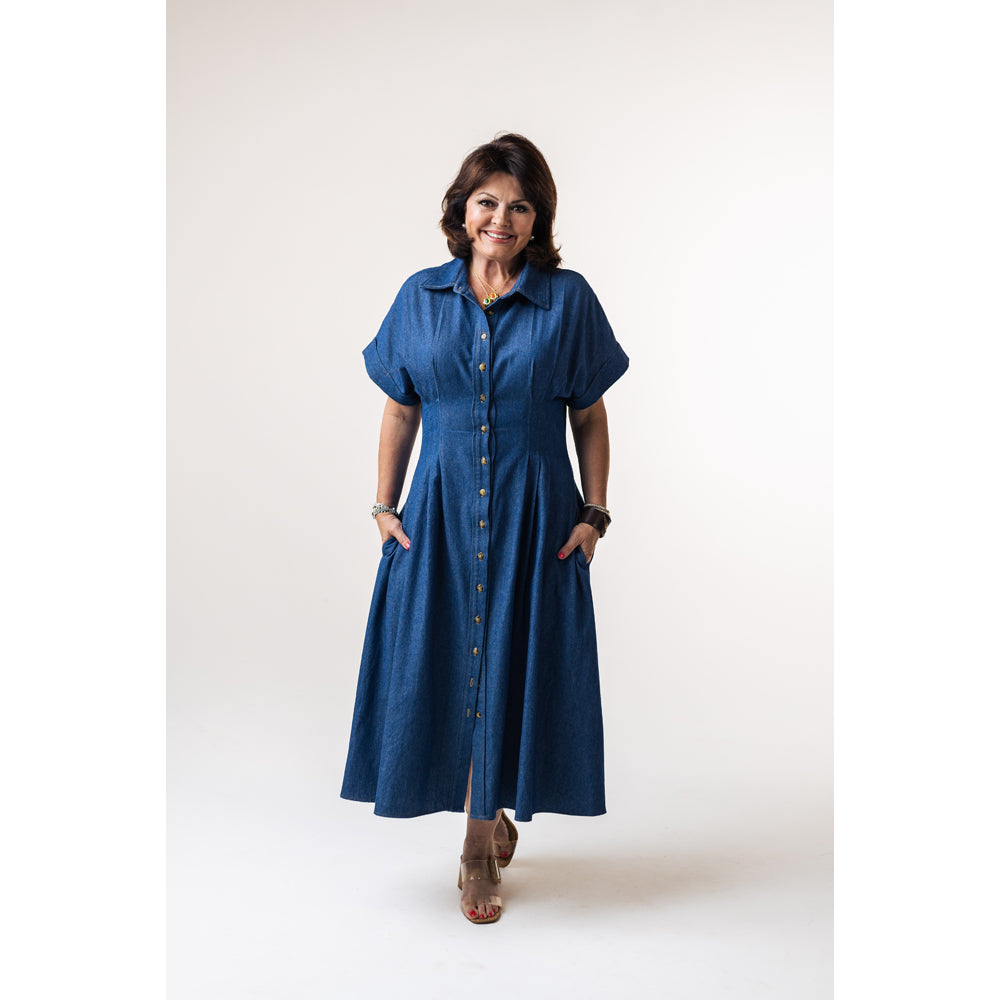 KIM DENIM DRESS