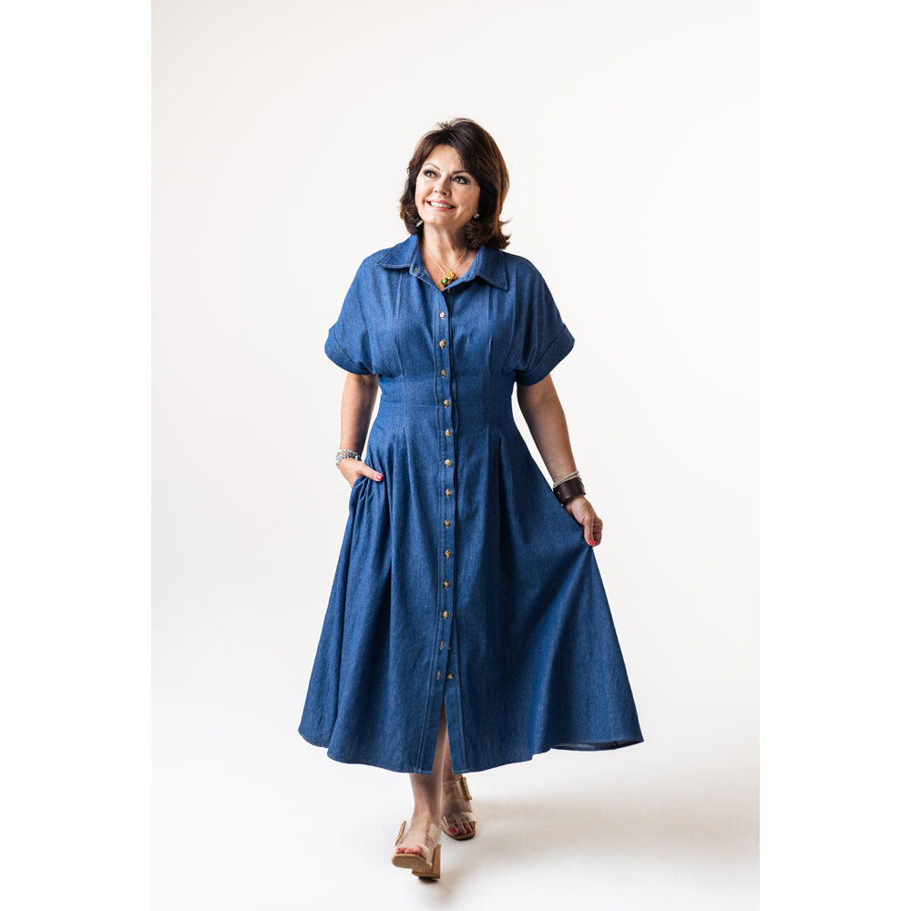 KIM DENIM DRESS