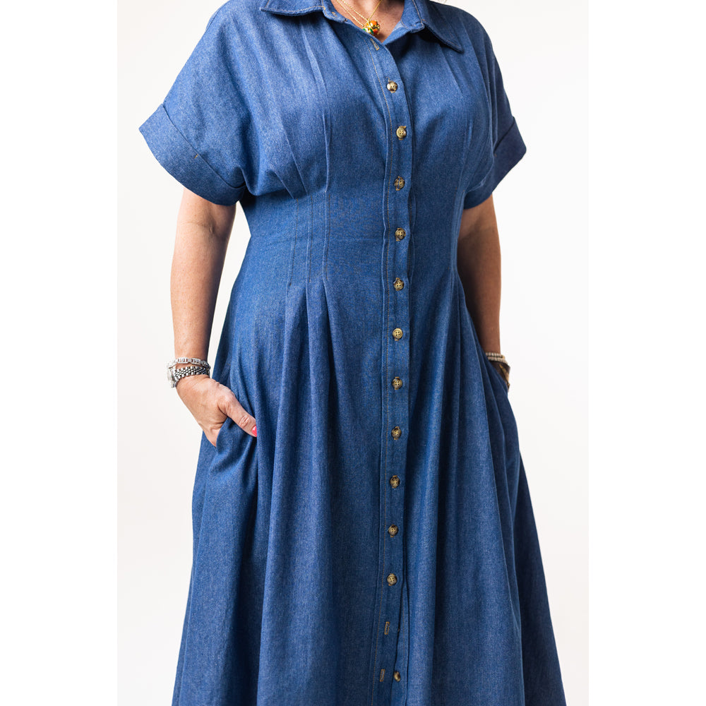 KIM DENIM DRESS